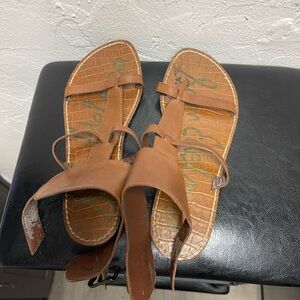 Sam Edelman Tan Leather Sandals